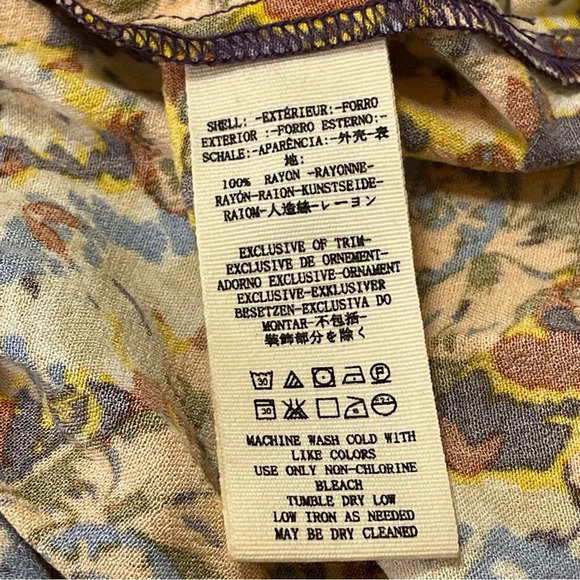 FREE PEOPLE NWOT Nadia Ruffle Mini Skirt in Yellow‎ - Picture 8 of 11